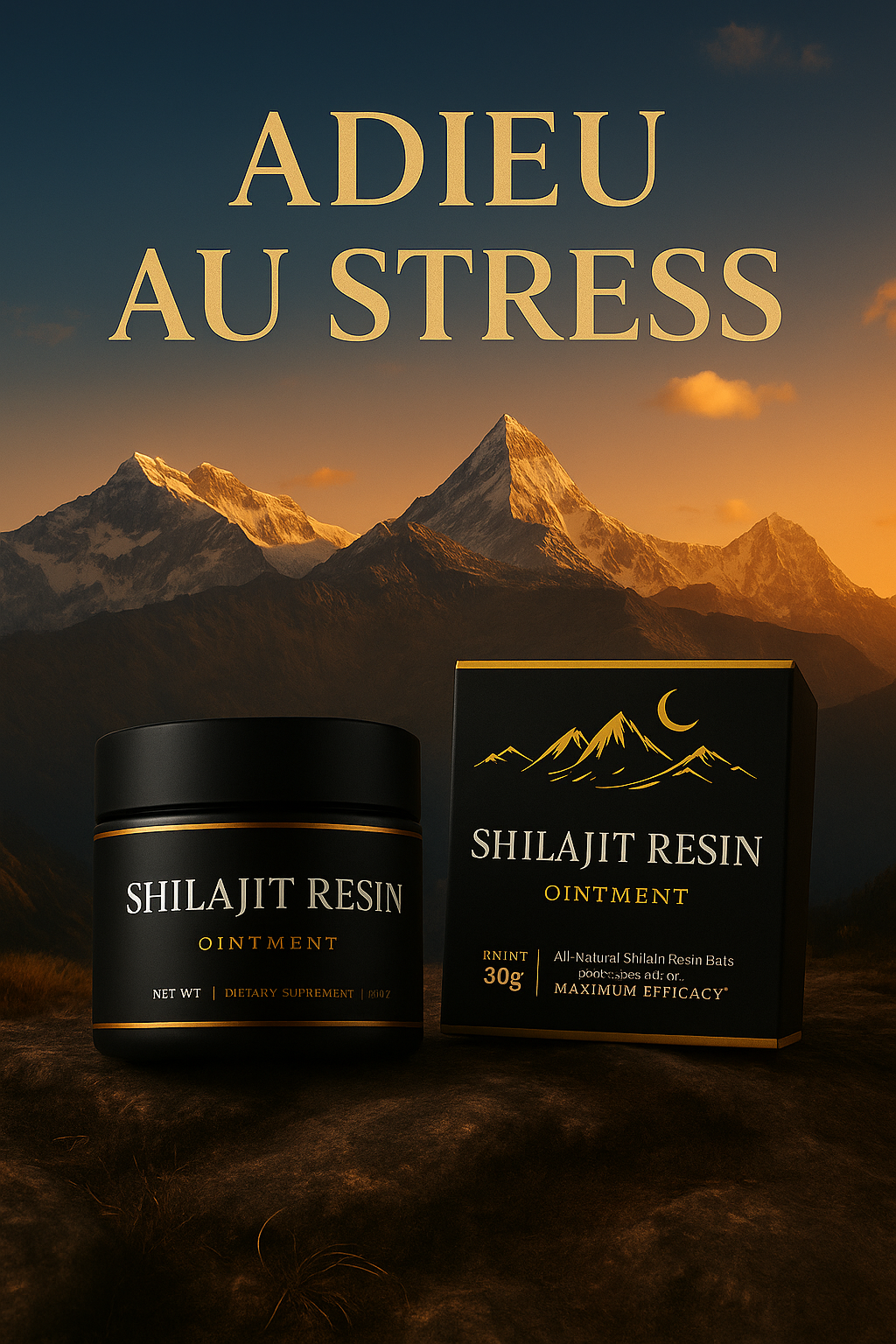 Résine de shilajit pure